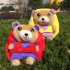 Plush schoolbags, toy bags, children's schoolbags, cartoon bags, rabbit doll schoolbags, bear doll schoolbags Specification image